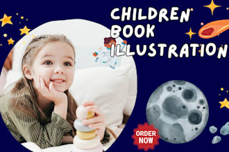 illustrate your children storybook with captivating and whimsical artwork