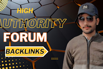 create high authority manual forum backlinks