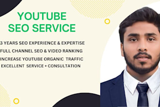 best youtube video SEO organic ranking for top page and promotion