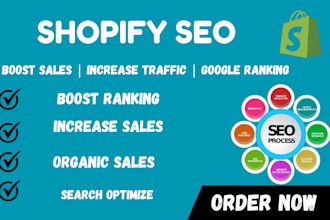 do shopify SEO to boost traffic and ecommerce website sales