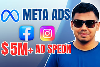 run facebook ads campaigns, instagram marketing and advertising meta ad manager
