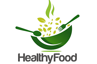 design endearing attractive healthy food logo