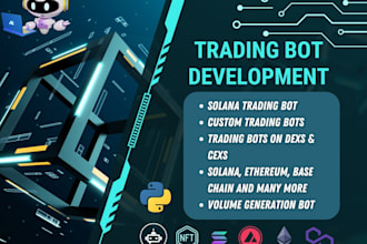 build increase volume, holder, trading bot on solana base, sui, pumpfun