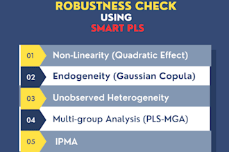 do robustness check in pls sem using smart pls