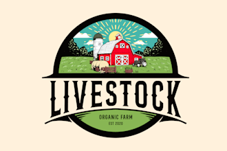 create a unique hand drawn vintage logo