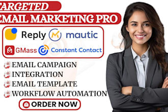 setup reply io hunter campaign gmass mautic constant contact email marketing va