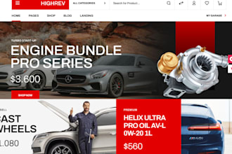 design auto repair shopify store auto part shopify store auto part website