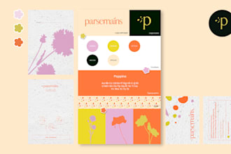 design your unique logo and brand guidelines