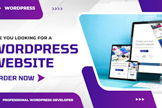 build wordpress business website