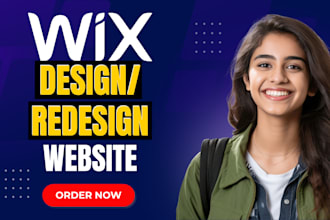 do wix website design and wix redesign, wix landing page, photography website