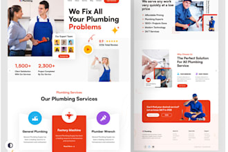 build a hvac and plumbing wordpress website  with spectra divi elementor