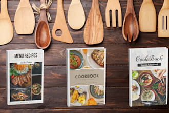 write cookbook recipe book, cookbook formatting, food recipe, cookbook design