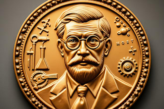 do 3d coin, crypto coin, 3d gold sliver coin, cnc design, crypto token, nft