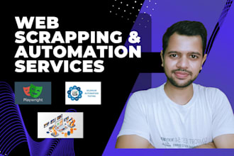 do web scraping using playwright and selenium