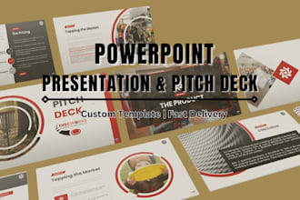 design powerpoint presentation and pitch deck for your business