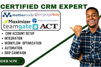 setup mothernode CRM maximizer CRM teamgate really simple systems engagebay act