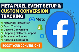 set up meta pixel events and custom conversions