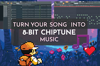 create an 8 bit chiptune cover of any song