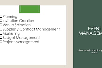 help you plan your next event