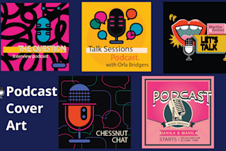 design artwork for your podcast cover art