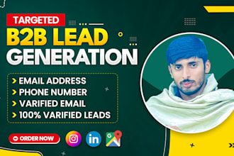 do b2b lead generation, email address, data collection and contact list building