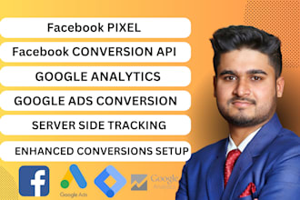 setup facebook pixel, google analytics, ads conversion tracking, GTM