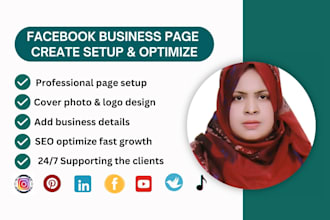 develop, set up, and manage your facebook business page