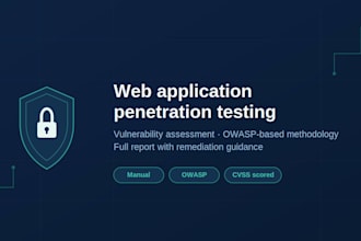 do web application penetration testing and vulnerability assessment