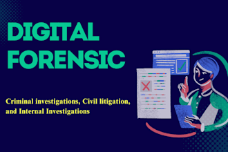 do digital forensic, background check, osint expert