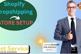 set up shopify dropshipping store, manage your shopify store