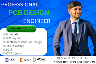 design pcb layouts, electronic circuits, and provide expertise in electronics