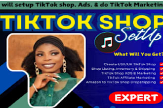 do tiktok shop manager, tiktok shop dropshipping and  tiktok shop marketing ads