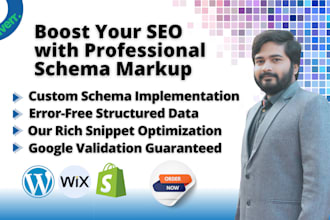 boost your SEO with expert schema markup, structured data