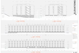 do 2d architectural and construction drawings, elevations, sections, isometric