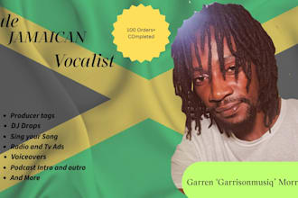 record custom producer tags and dj drops in jamaican accent