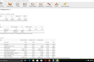 do linear, logistic, multiple regression analysis in spss, python, rstudio, jasp