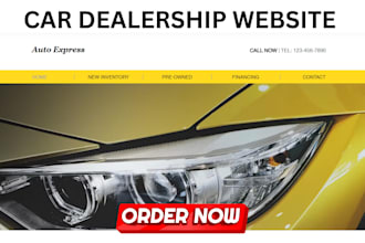 design responsive car dealership website automotive website car rental website