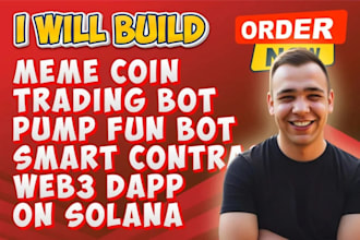 build ai trading bot for solana memecoin, pump fun, polymarket