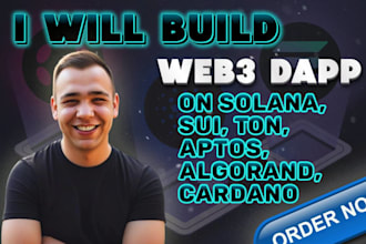 build token, web3 dapp on solana, sui, ton, aptos, hyperliquid