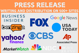 write press release, press release writing and press release distribution