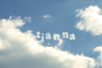 send you a picture of your message written in clouds