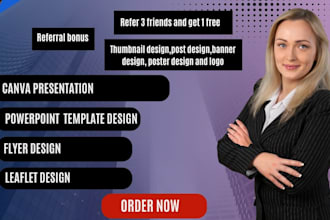 canva presentation, powerpoint template, marketing flyer, leaflet design, canva