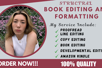 do your book editing, book formatting, and copy editing, for your fiction books