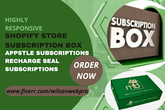 shopify store subscription box appstle subscriptions recharge seal subscriptions