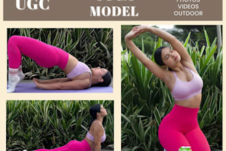 be your model for yoga photos and videos