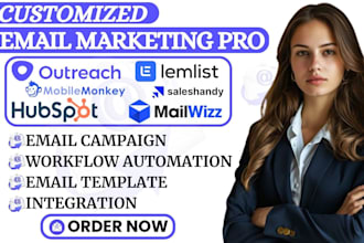 saleshandy outreach mobilemonkey lemlist mailwizz customer io hubspot campaign