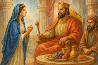 draw watercolor illustration christian story book, bible stories for amazon KDP