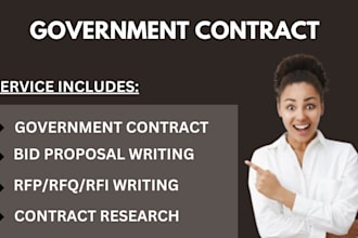 write winning government contract proposal bid proposal rfp rfq rfi