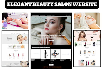 design elegant beauty website beauty salon website salon website