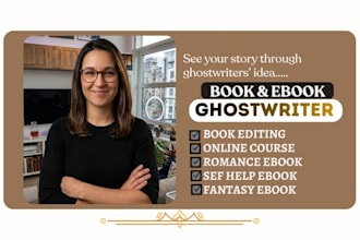 be your ebook ghostwriter, ghost book writer, kindle book writer, self help book